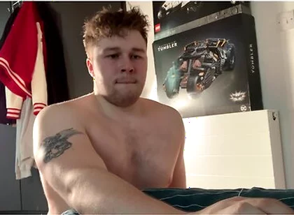 Chubby Boy Takes Massive 10 Dildo
