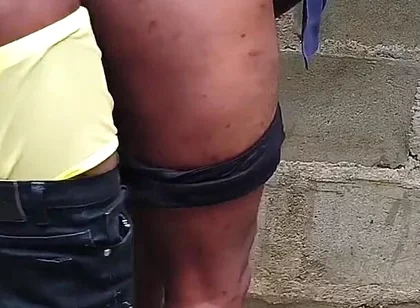 Fucking That Bussyass While He Holds the Wall