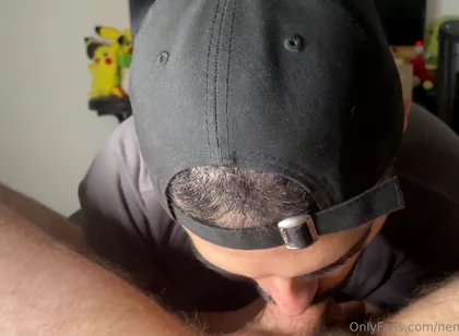 Cumshot in Mouth Sucking and Deepthoat My Friend Big Hard Dick