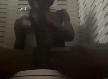 Short One in Toilet