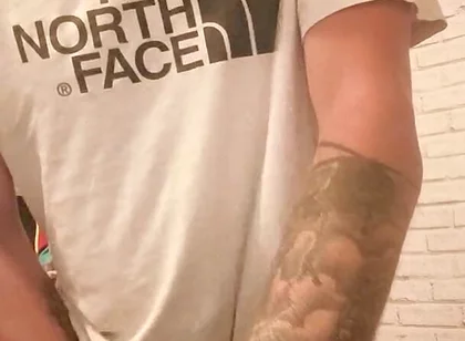 Big Dick Wanking and Smoking