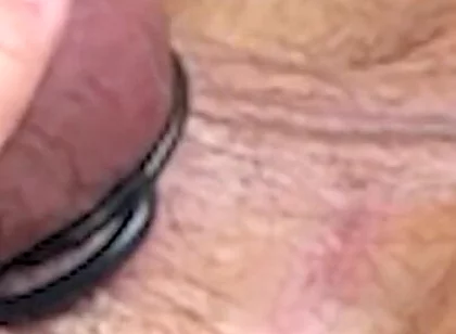 Up Close of Me Hammering My Thick Dick
