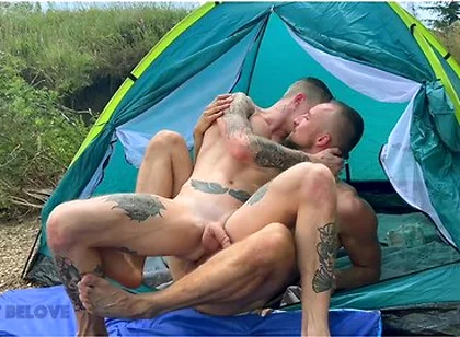 A Couple Of Hot Guys Have Wild Sex On A Public Beach, Causing Vacationers To React Aggressively - Katty West