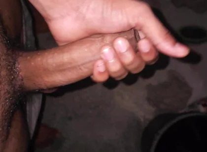 Masturbating in the Bathroom