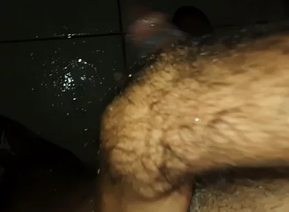 Small Fart Man's Cock in the Shower