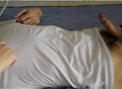 [nipple Masturbation / Nipple] A Boy Who Is All The Time While Masturbating With His Nipples From The Top Of His Clothes And Making Him Excited
