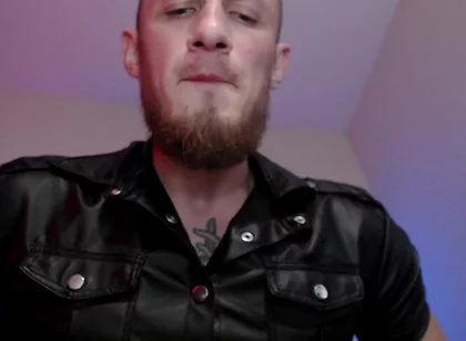 Leather Master, Saliva(spitting) and Biceps