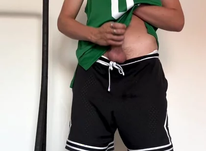 Blond Basketball Bro Gets Horny
