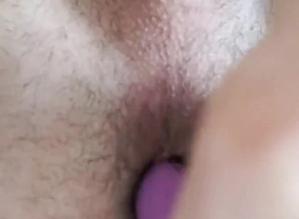 Playing with My Hole and Cumming with the Vibrator