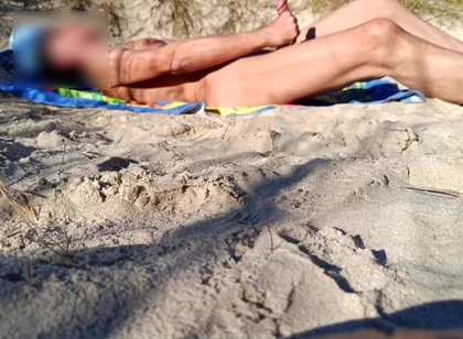 Masturbation on the Beach