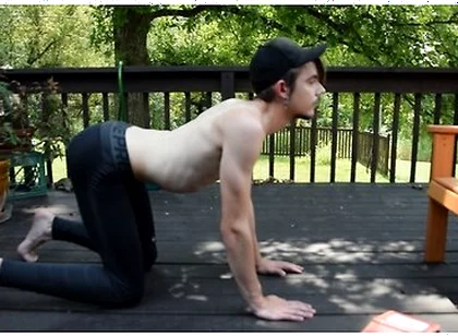 Doing Yoga With A Butt Plug