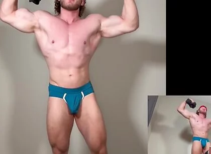 Muscle Domination Slaps Around A Good Boy