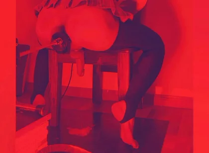 Femboy Fucked Hard by This Huge Dildo Till I Cum Milk