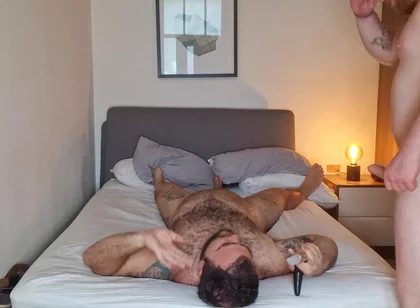 Ginger Beefy Bear First Time Bottom Plug Prep, Deepthroat, Raw Breeding