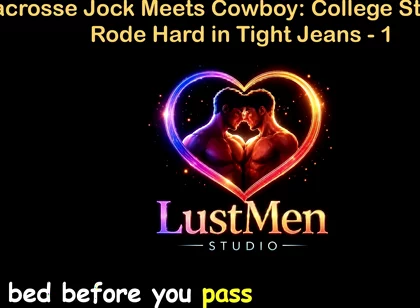 English Audio Gay Sex Story - Lacrosse Jock Meets Cowboy College Stud Gets Rode Hard in Tight Jeans - Part 1