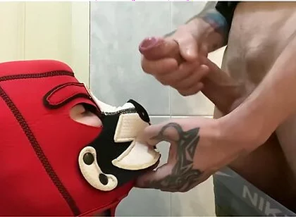 Puppy Boy Sucks Deepthroat Big Cock And Cumshot On Face