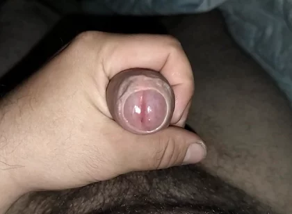 Masturbation and Cumshot at the Motel