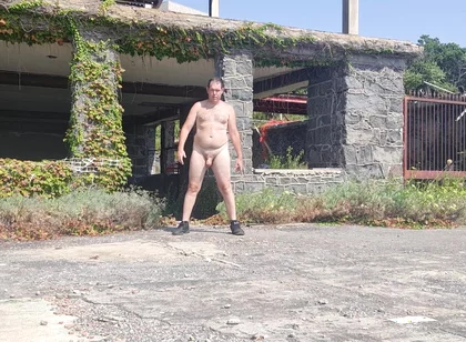 Nude Boy Near the Sea