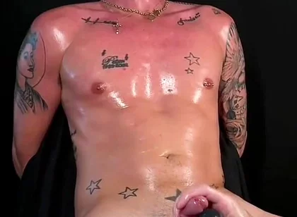 Getting His Cock Edged and Milked for the First Time