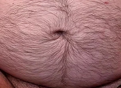 Hairy Bear Ass Spread, Spit, Precum and Sperm