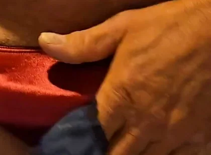 Stepdaddy Wearing and Playing with a Few Pairs of My Sexy Satin Panties