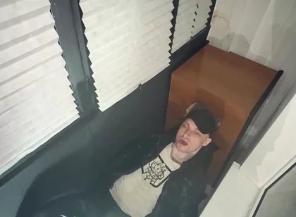 Leather Biker Piss on Leather Scally Chav Guy