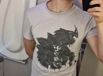 14 Hours of Flight I Can't Resist to Show You My Cock