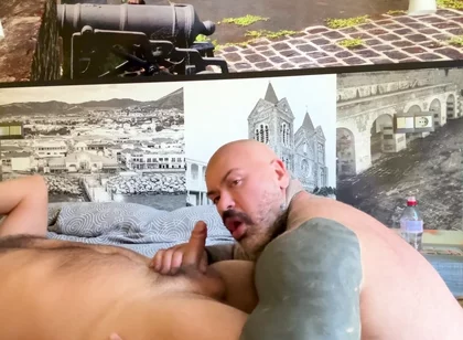 Two Horny Guys 1 French and 1 Spanish in Madrid.