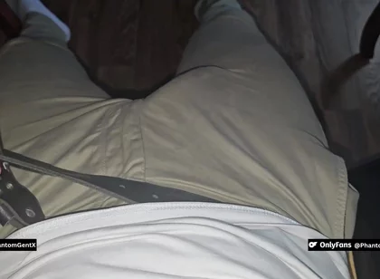 German Dirtytalk! Boss in Homeoffice Gets Horny & Strokes His Massive Cock