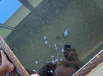 Cum on the Table Before Airbnb Checkout