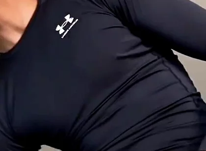 Leo Latte in Nike Jockstrap - Big Bulge Tease & Full Jerk off