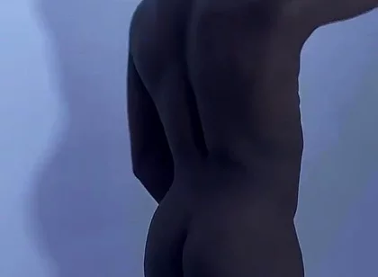 Wanking My Self While He Positioned His Ass for Me