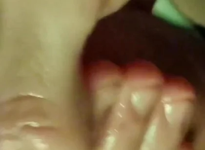 Very Excited Cock and Masturbation with Oil!
