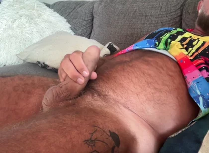 Just Stroking and Shooting My Load