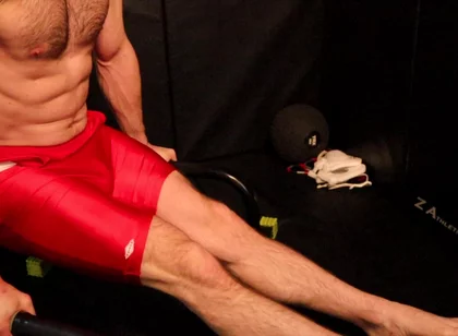 Wrestler Coregasm in Singlet
