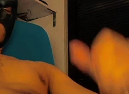Masturbating in the Room of a Well-endowed, Horny Guy