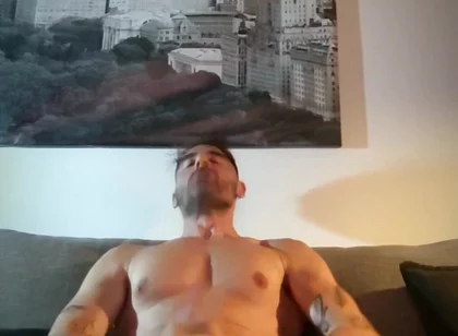 Playing with My Cock Using Both Hads