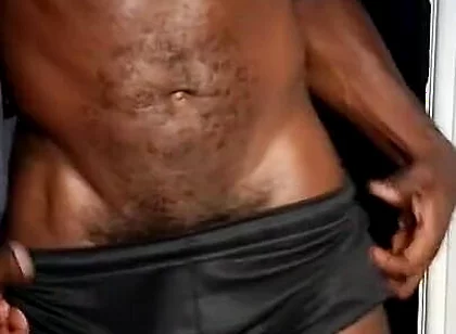 Wearing My Black Box Shorts, with a Surprise Revealed Towards the End.