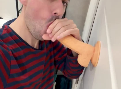 Sexy Stepdaddy Riding Dildo