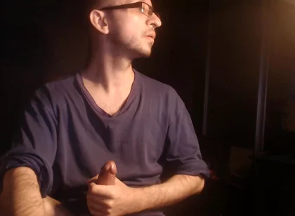 Boy Is Horny and Jerking Big Cock