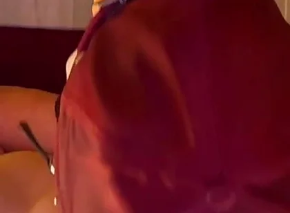 A Really Big Xxl Cock Penetrates Through the Mouth Gag Into My Mouth Pussy
