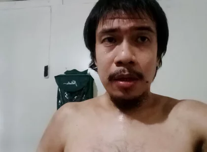 Kneeling Down Masturbation
