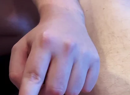 A Friend Plays with My Little Foreskin Cock