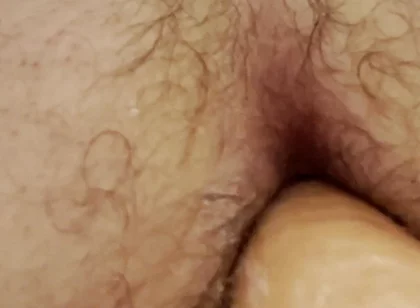 Playing with Stepdaddy's Ass