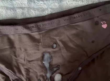 Cum on Wife’s Panties 20