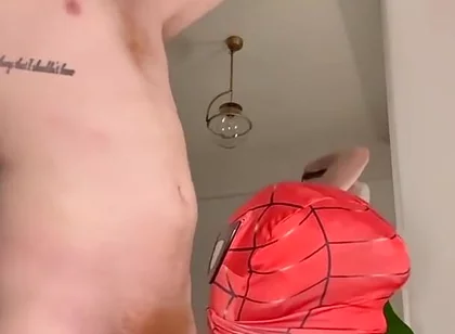 Stretching Spider-man