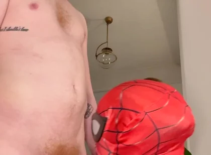 Stretching Spider-man