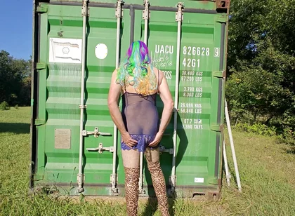 Crossdresser Outside Masturbation Sessions