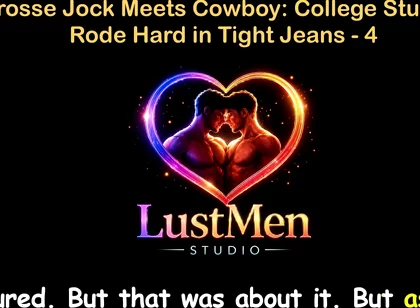 English Audio Gay Sex Story - Lacrosse Jock Meets Cowboy College Stud Gets Rode Hard in Tight Jeans - Part 4