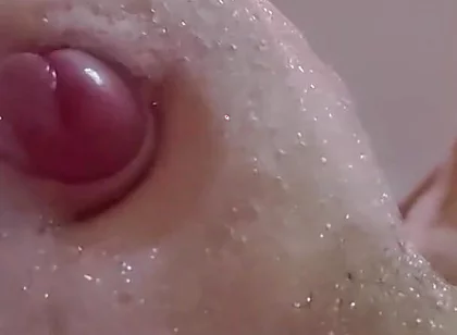 Covered in Foam - My Intense Bathroom Solo Finish